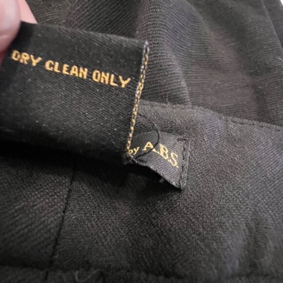 ESSENTIALS by ABS Black Dress Pants Wide Leg Womens Size 8 Office Going Out NWT - Picture 13 of 14